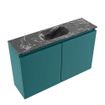 MONDIAZ TURE-DLUX Meuble toilette - 80cm - Smag - EDEN - vasque Lava - position centrale - 1 trou de robinet SW1104028