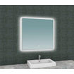 Wiesbaden Soul spiegel vierkant met LED, dimbaar en spiegelverwarming 80 x 80 cm SW411997