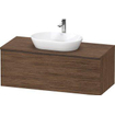 Duravit D-neo Meuble sous vasque 120x55x45.9cm 1 tiroir Noyer (foncé) mat SW641257