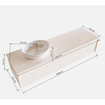 MONDIAZ LUSH Ensemble de meuble salle de bain - 150cm - 1 tiroir - lavabo BARCO - vasque à gauche - 1 trou de robinet - marron foncé SW409646