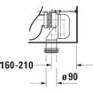 Duravit Starck 2 cuvette pour réservoir apparent vario avec fixation dissimulée sans réservoir blanc 0295871
