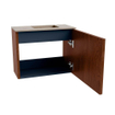 Mondiaz JOYA-DLUX 50cm toiletmeubel - kleur Ruby - Wastafel FAYE positie Rechts Zonder kraangat kleur Arena. SW1425262