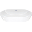 Duravit D-Neo vasque à poser 60x40x12.5cm sans trou de robinetterie céramique Blanc SW640581