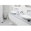 Brabantia ReNew Accessoires salle de bain - lot de 3 - Distributeur savon - Porte-brosse à dents - soucoupe - blanc SW454753