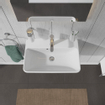 Duravit ME by Starck lavabo compact 1 trou de robinet avec trop-plein 60x40cm blanc SW333880
