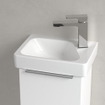 Villeroy & Boch Architectura Lavabo - 26,5x36 cm - 1 trou de robinet - gauche - sans trop-plein - antibactérien - blanc alpin SW1162616