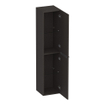 BRAUER Elevate armoire de salle de bains - 160x35x35cm - sans poignées rapportées - 2 portes - ouvrant à gauche ou à droite - Timber Anthracite SW1200020