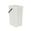 Brabantia Sort & Go Afvalemmer - 16 liter - hengsel - met beugel - light grey SW1117370