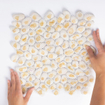 The Mosaic Factory Natural Stone mozaïektegel - 30.5x30cm - wand en vloertegel - Organisch - Rivier steen Tan Mat SW66206