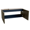 Mondiaz JOYA-DLUX 100cm meuble de salle de bains - couleur Shadow - Vasque FAYE position Gauche Sans trou de robinet couleur Arena. SW1424814