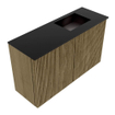 Mondiaz JOYA 70cm toiletmeubel - kleur Dusk - Wastafel FAYE positie Rechts Zonder kraangat kleur Urban. SW1421697