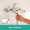 Hansgrohe Rebris s eengreeps opbouw badmengkraan chroom SW803102