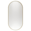 Haceka Deco miroir - 80x40cm - ovale - or brossé SW1102385