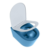 MONDIAZ LAVIE WC suspendu - 36x53cm - sans bride - clay (bleu) - softclose - quick-release - abattant WC - Jeans (bleu) SW1208588