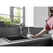 Hansgrohe Focus 1 gats keukenkraan EcoSmart met draaibare uitloop chroom 0605472