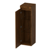 BRAUER Joy Wavy Armoire haute - 120x35x35cm - 1 porte - pivotant à gauche - sans poignée - Forest Cacao SW1201274