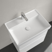 Villeroy & Boch COLLARO Lavabo 65x16x8.5cm sans trop-plein 1 trou de robinet Blanc Alpin SW358308