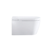 Duravit Sensowash Starck F plus WC suspendu japonais low flush 37.8x57.5cm avec couvercle ouverture/fermeture automatique blanc SW420922