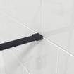 Marenza Bellini Douche à l'italienne - 90x200cm - veiligheidsglas - helder glas - frame rondom - anti kalk - mat zwart SW238207