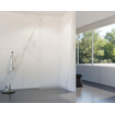 FortiFura Galeria Douche à l'italienne - 80x200cm - verre satiné - Blanc mat SW876805