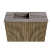 Mondiaz JOYA-DLUX 60cm meuble de toilette - couleur Dusk - Vasque FAYE position Gauche 1 trou de robinet couleur Oza SW1425964