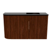 Mondiaz JOYA 71.6cm meuble de salle de bains - arrondi gauche couleur Ruby - Vasque FAYE position Droite 1 trou de robinet couleur Urban SW1421843
