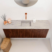 Mondiaz JOYA-DLUX 100cm toiletmeubel - kleur Ruby - Wastafel FAYE positie Midden Zonder kraangat kleur Glace. SW1423546