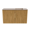 Mondiaz JOYA-DLUX 70cm meuble de salle de bains - couleur Oak - Vasque FAYE position Droite 1 trou de robinet couleur Saba. SW1424190