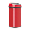 Brabantia Touch Bin Afvalemmer - 60 liter - passion red SW1117337