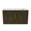 Mondiaz JOYA-DLUX 70cm meuble de toilette - couleur Shadow - Vasque FAYE position Droite 1 trou de robinet couleur Frappe. SW1422675