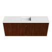 Mondiaz JOYA 100cm toiletmeubel - kleur Ruby - Wastafel FAYE positie Midden 1 kraangat kleur Talc. SW1426197