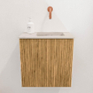 Mondiaz JOYA-DLUX Meuble de toilette 40cm - couleur Oak - Lavabo FAYE position Droite Sans trou de robinet couleur Nata SW1423992