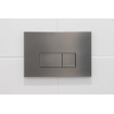 Geberit Inbouwreservoir UP320 met QeramiQ metal bedieningsplaat - dualflush - rechthoekige knoppen - metaal gunmetal SW976076