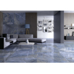 SAMPLE Cifre Cerámica Jewel Blue poli rectifié Carrelage de sol et mural Aspect marbre Brillant Bleu SW735609