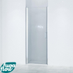 FugaFlow Efficiente Vetro 6211 Douchedeur - 80x200cm - profiel veiligheidsglas - anti kalk - chroom SW1123555