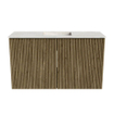 Mondiaz JOYA-DLUX 70cm toiletmeubel - kleur Dusk - Wastafel FAYE positie Midden Zonder kraangat kleur Ostra. SW1423376