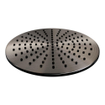 BRAUER Gunmetal Edition douche de pluie encastrée thermostatique - 3 voies - rond - set 88 - pomme de douche 30cm - bras mural courbé - douchette barre - flexible de douche - barre de douche intégrée - gunmetal brossé PVD SW1159095
