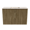 Mondiaz JOYA-DLUX 60cm toiletmeubel - kleur Dusk - Wastafel FAYE positie Midden 1 kraangat kleur Nata. SW1425883