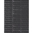 Emil Tot. brick carreau de mur 6x25cm 10mm résistant au gel anthracite brillant SW450720