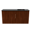 Mondiaz JOYA 80cm meuble de toilette - couleur Ruby - Vasque FAYE position Droite Sans trou de robinet couleur Urban SW1421833