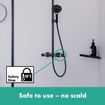 Hansgrohe Crometta s 240 1jet showerpipe met thermostaat chroom TWEEDEKANS OUT11987