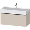 Duravit D-neo Meuble sous vasque 98.4x44.2x44cm 1 tiroir Taupe mat SW640719