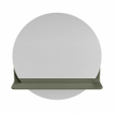 Mondiaz SPOT Miroir de salle de bain - rond 50cm - plan de miroir - couleur Armée SW1235484