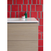 Duravit Me by starck lavabo 123x49cm 1 trou de robinet avec trop-plein blanc SW84172