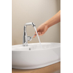 GROHE Essence New Wastafelkraan Opbouw - uitloop 11.4cm - M-size - hoge draaibare uitloop - waste - chroom 0442574