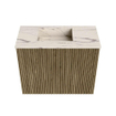 Mondiaz JOYA-DLUX Meuble de toilette 50cm - couleur Dusk - Vasque FAYE position Gauche Sans trou de robinet couleur Nata SW1425884