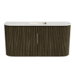 Mondiaz JOYA-DLUX 83.2cm toiletmeubel - ronding links en rechts kleur Shadow - Wastafel FAYE positie Midden Zonder kraangat kleur Ostra. SW1423058