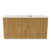 Mondiaz JOYA-DLUX Meuble de salle de bains 80cm - couleur Chêne - Vasque FAYE position Milieu Sans trou de robinet couleur Meli. SW1423982