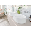 Villeroy & Boch Collaro lavabo à poser - ovale 56x36cm - sans trop-plein sans trou de robinet CeramicPlus blanc SW358399