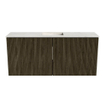 Mondiaz JOYA-DLUX 90cm meuble de salle de bains - couleur Shadow - Vasque FAYE position Milieu 1 trou de robinet couleur Ostra. SW1423002